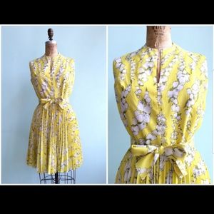 1960s lily of the valley dress